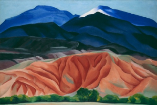 Black Mesa Landscape, New Mexico / Out Back of Marie’s II 1930, Georgia O’Keeffe