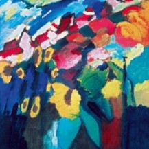 Wassily Kandinsky. Murnau The Garden II, 1910